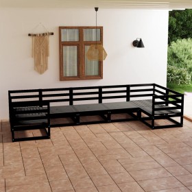 Gartenmöbel-Set 7-teilig aus massivem Kiefernholz von vidaXL, Gartensets - Ref: Foro24-3076253, Preis: 480,99 €, Rabatt: %