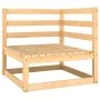 Muebles de jardín 9 pzas y cojines antracita madera maciza pino de vidaXL, Conjuntos de jardín - Ref: Foro24-3083868, Precio:...