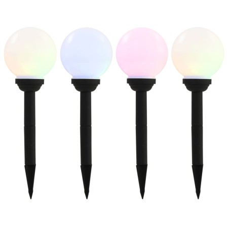 Kugelförmige Solarlampen für den Außenbereich, 4 Stück, RGB-LED, 15 cm von vidaXL, Außenbeleuchtung - Ref: Foro24-44457, Prei...