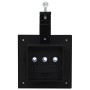 Lámparas solares de exterior LED cuadradas 6 uds 12 cm negro de vidaXL, Iluminación de exterior - Ref: Foro24-44468, Precio: ...