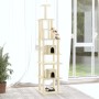 Cat scratching post with cream sisal posts 216 cm by vidaXL, Cat furniture - Ref: Foro24-171527, Price: 100,66 €, Discount: %