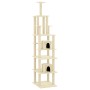 Cat scratching post with cream sisal posts 216 cm by vidaXL, Cat furniture - Ref: Foro24-171527, Price: 92,12 €, Discount: %