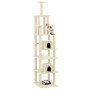 Cat scratching post with cream sisal posts 216 cm by vidaXL, Cat furniture - Ref: Foro24-171527, Price: 92,12 €, Discount: %