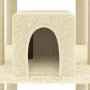 Cat scratching post with cream sisal posts 216 cm by vidaXL, Cat furniture - Ref: Foro24-171527, Price: 92,12 €, Discount: %