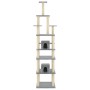 Cat scratcher with light gray sisal posts 216 cm by vidaXL, Cat furniture - Ref: Foro24-171528, Price: 80,99 €, Discount: %