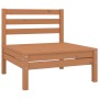 Set de muebles de jardín 3 pzas madera maciza pino marrón miel de vidaXL, Conjuntos de jardín - Ref: Foro24-806600, Precio: 1...