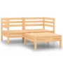 3-piece solid pine wood garden furniture set by vidaXL, Garden sets - Ref: Foro24-806602, Price: 140,77 €, Discount: %