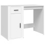 Weißer Sperrholzschreibtisch mit Schrank von vidaXL, Schreibtische - Ref: Foro24-3185431, Preis: 152,07 €, Rabatt: %