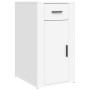 Weißer Sperrholzschreibtisch mit Schrank von vidaXL, Schreibtische - Ref: Foro24-3185431, Preis: 152,07 €, Rabatt: %