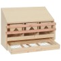 Chicken nesting box with 3 pine wood compartments 72x33x54 cm by vidaXL, Egg incubators - Ref: Foro24-170653, Price: 65,06 €,...