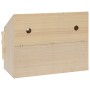 Chicken nesting box with 3 pine wood compartments 72x33x54 cm by vidaXL, Egg incubators - Ref: Foro24-170653, Price: 65,06 €,...