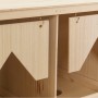 Chicken nesting box with 3 pine wood compartments 72x33x54 cm by vidaXL, Egg incubators - Ref: Foro24-170653, Price: 65,06 €,...