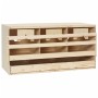 Chicken nesting box 3 compartments made of pine wood 72x33x38 cm by vidaXL, Egg incubators - Ref: Foro24-170654, Price: 58,42...