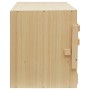 Chicken nesting box 3 compartments made of pine wood 72x33x38 cm by vidaXL, Egg incubators - Ref: Foro24-170654, Price: 58,42...