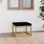 Garden footstool with green impregnated pine wood cushion by vidaXL, Modular outdoor sofas - Ref: Foro24-3065143, Price: 58,8...