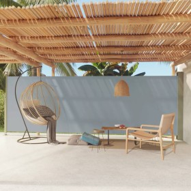 Gray retractable garden side awning 180x600 cm by vidaXL, Umbrellas - Ref: Foro24-317968, Price: 99,29 €, Discount: %