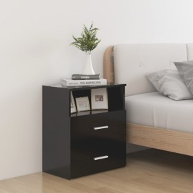 Black bedside table 50x32x60 cm by vidaXL, Nightstands - Ref: Foro24-803274, Price: 56,99 €, Discount: %