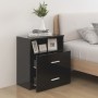 Black bedside table 50x32x60 cm by vidaXL, Nightstands - Ref: Foro24-803274, Price: 54,93 €, Discount: %