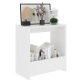 Mesa auxiliar de madera contrachapada blanco 50x26x50 cm de vidaXL, Mesas auxiliares - Ref: Foro24-806687, Precio: 33,96 €, D...