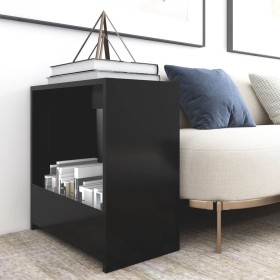 Black plywood side table 50x26x50 cm by vidaXL, Side tables - Ref: Foro24-806688, Price: 31,67 €, Discount: %