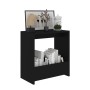 Black plywood side table 50x26x50 cm by vidaXL, Side tables - Ref: Foro24-806688, Price: 31,67 €, Discount: %