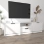 Weißer TV-Schrank aus Sperrholz, 140 x 35 x 40 cm von vidaXL, TV-Möbel - Ref: Foro24-811448, Preis: 81,78 €, Rabatt: %