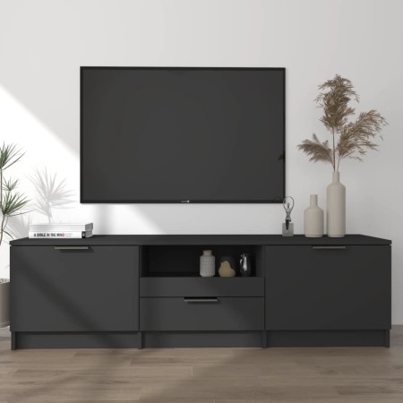 Mueble para TV madera contrachapada negro 140x35x40 cm de vidaXL, Muebles TV - Ref: Foro24-811449, Precio: 109,57 €, Descuent...