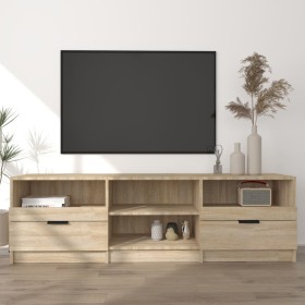 Mueble de TV madera contrachapada roble Sonoma 150x33,5x45 cm de vidaXL, Muebles TV - Ref: Foro24-811460, Precio: 92,55 €, De...