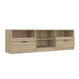 TV-Schrank aus Sonoma-Eichensperrholz, 150 x 33,5 x 45 cm von vidaXL, TV-Möbel - Ref: Foro24-811460, Preis: 92,55 €, Rabatt: %