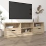 TV-Schrank aus Sonoma-Eichensperrholz, 150 x 33,5 x 45 cm von vidaXL, TV-Möbel - Ref: Foro24-811460, Preis: 92,55 €, Rabatt: %