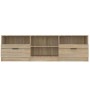 TV-Schrank aus Sonoma-Eichensperrholz, 150 x 33,5 x 45 cm von vidaXL, TV-Möbel - Ref: Foro24-811460, Preis: 92,55 €, Rabatt: %