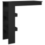 Mesa de bar de pared madera contrachapada negro 102x45x103,5cm de vidaXL, Mesas de cocina y de comedor - Ref: Foro24-811782, ...