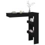 Mesa de bar de pared madera contrachapada negro 102x45x103,5cm de vidaXL, Mesas de cocina y de comedor - Ref: Foro24-811782, ...