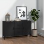 Aparador de madera de ingeniería negro 100x36x60 cm de vidaXL, Aparadores - Ref: Foro24-812520, Precio: 92,37 €, Descuento: %