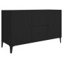 Aparador de madera de ingeniería negro 100x36x60 cm de vidaXL, Aparadores - Ref: Foro24-812520, Precio: 92,37 €, Descuento: %