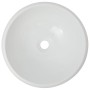 Round bathroom sink with white ceramic mixer tap by vidaXL, Sinks - Ref: Foro24-275495, Price: 93,61 €, Discount: %