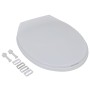 Toilet seats with soft close lids 2 units white plastic by vidaXL, Toilet and bidet seats - Ref: Foro24-275927, Price: 30,50 ...