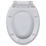 Toilet seats with soft close lids 2 units white plastic by vidaXL, Toilet and bidet seats - Ref: Foro24-275927, Price: 30,50 ...