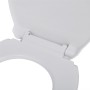 Toilet seats with soft close lids 2 units white plastic by vidaXL, Toilet and bidet seats - Ref: Foro24-275927, Price: 30,50 ...