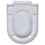 Toilet seats with lids soft close 2 pcs white plastic by vidaXL, Toilet and bidet seats - Ref: Foro24-275928, Price: 40,95 €,...