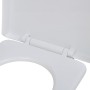 Toilet seats with lids soft close 2 pcs white plastic by vidaXL, Toilet and bidet seats - Ref: Foro24-275928, Price: 40,95 €,...