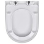 Toilettensitze mit Soft-Close-Deckel, 2 Stück, aus weißem Kunststoff von vidaXL, Toiletten- und Bidetsitze - Ref: Foro24-2759...