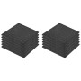 Losetas de goma protección de caídas 12 uds 50x50x3 cm negras de vidaXL, Suelos y moquetas - Ref: Foro24-276273, Precio: 203,...