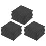 Rubber tiles fall protection 18 pcs 50x50x3 cm black by vidaXL, Floors and carpets - Ref: Foro24-276274, Price: 304,77 €, Dis...