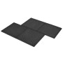 Rubber tiles fall protection 18 pcs 50x50x3 cm black by vidaXL, Floors and carpets - Ref: Foro24-276274, Price: 304,77 €, Dis...