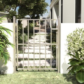 Stainless steel garden gate 100x125 cm by vidaXL, garden gates - Ref: Foro24-316851, Price: 159,99 €, Discount: %