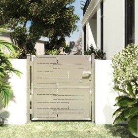 Stainless steel garden gate 100x100 cm by vidaXL, garden gates - Ref: Foro24-316855, Price: 162,99 €, Discount: %