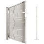 Puerta de jardín de acero inoxidable 100x100 cm de vidaXL, Puertas de jardín - Ref: Foro24-316855, Precio: 162,99 €, Descuent...