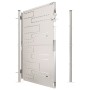 Puerta de jardín de acero inoxidable 100x125 cm de vidaXL, Puertas de jardín - Ref: Foro24-316856, Precio: 171,99 €, Descuent...