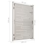 Puerta de jardín de acero inoxidable 100x150 cm de vidaXL, Puertas de jardín - Ref: Foro24-316857, Precio: 226,99 €, Descuent...